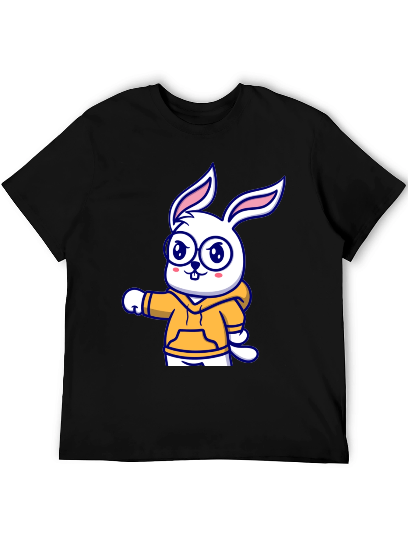 Cartoon Bunny Hoodie T-Shirt