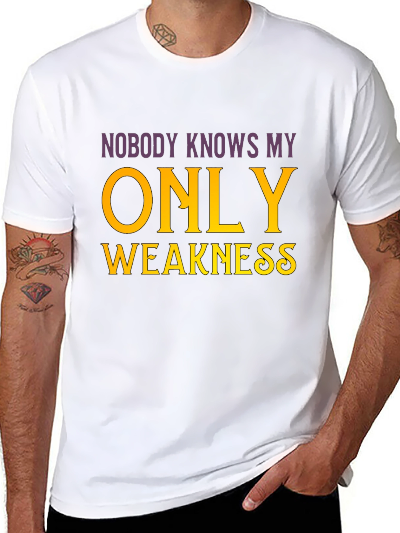 Funny Weakness Graphic T-Shirt