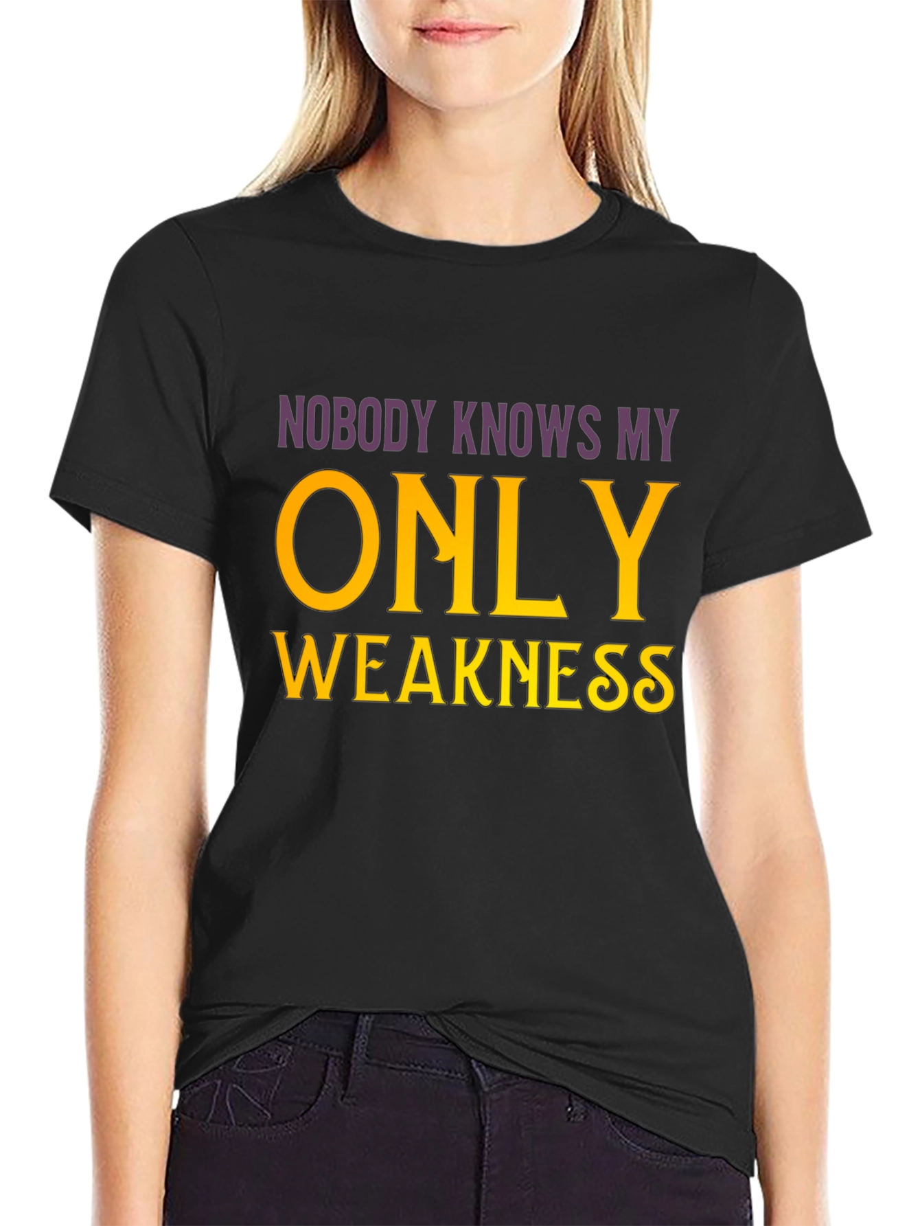 Funny Weakness Graphic T-Shirt