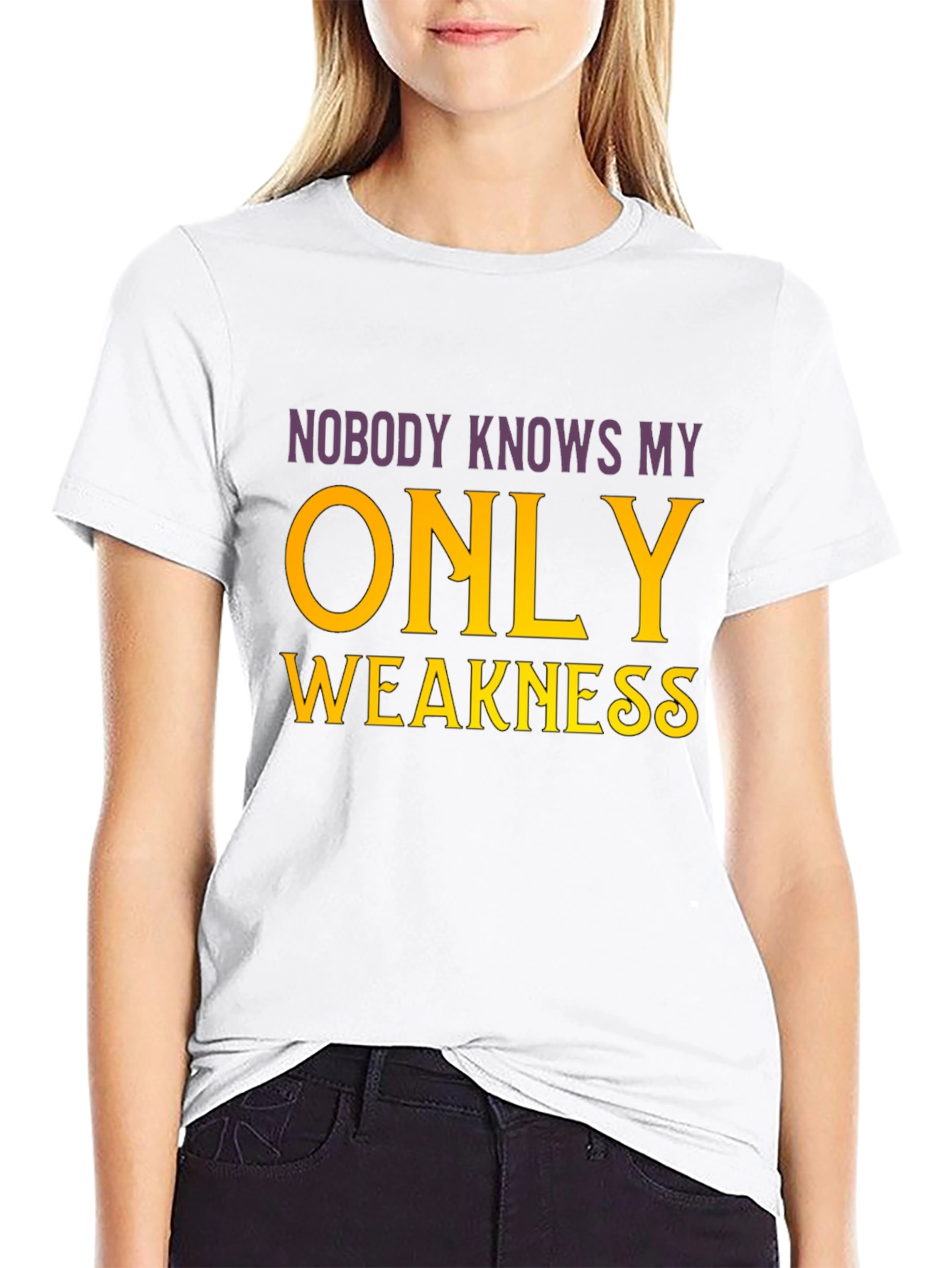 Funny Weakness Graphic T-Shirt