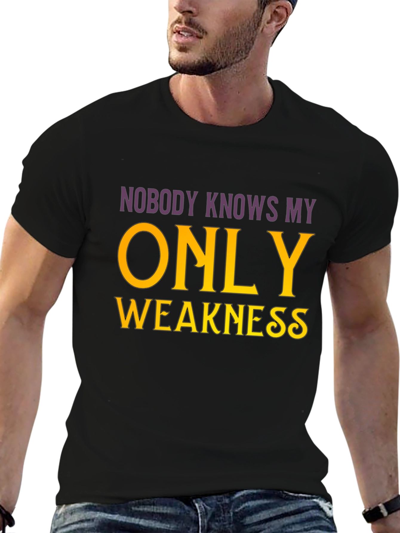 Funny Weakness Graphic T-Shirt