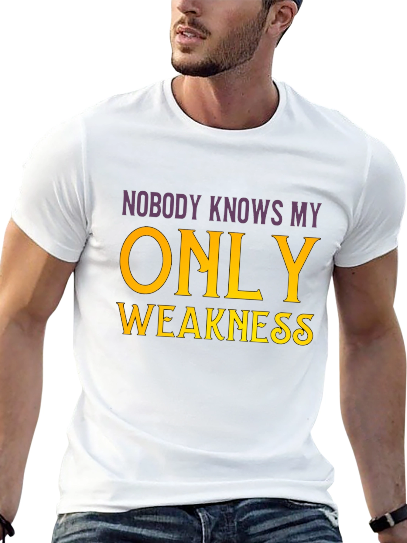 Funny Weakness Graphic T-Shirt