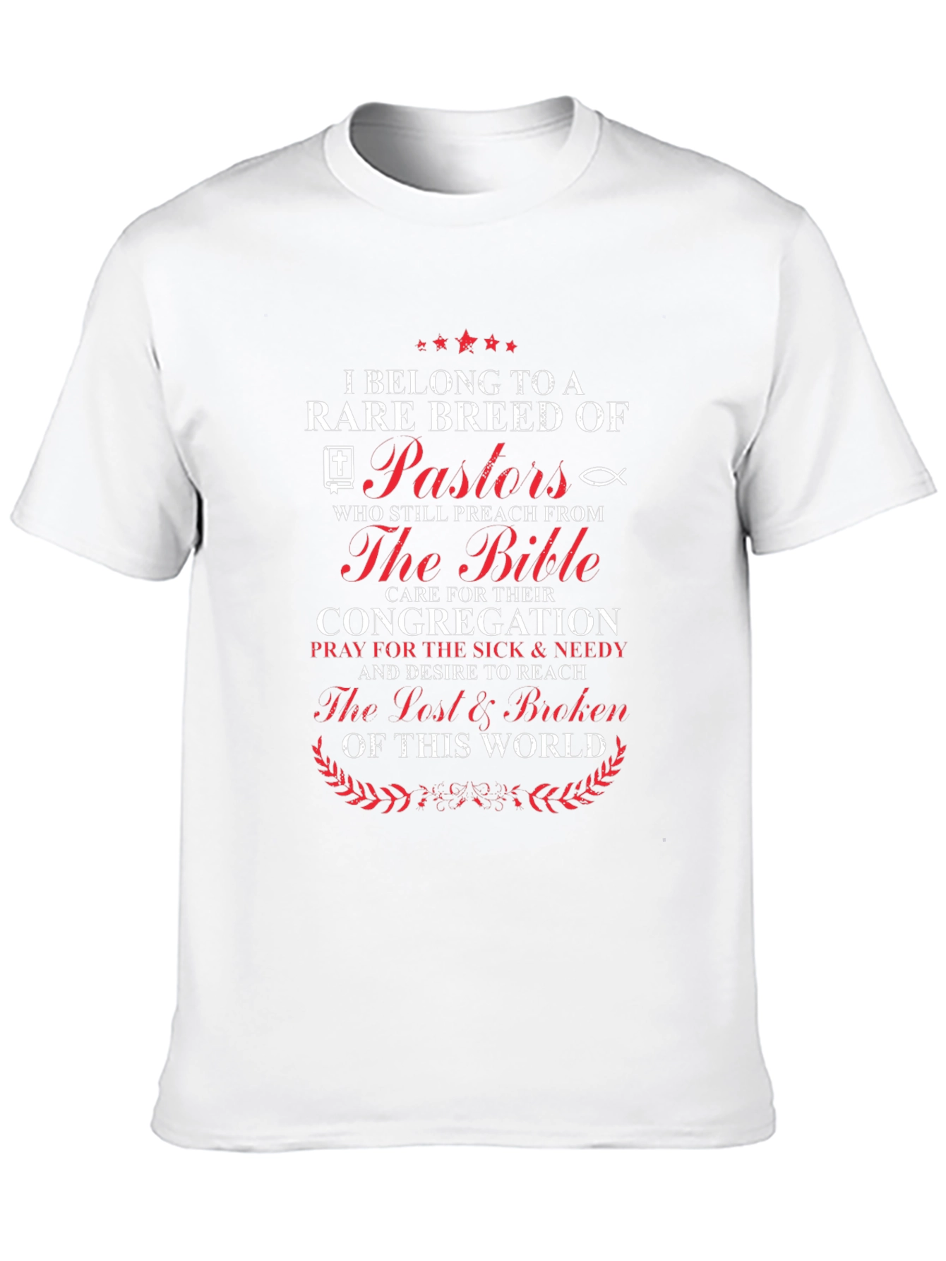 Rare Breed Pastor T-Shirt: Religious Christian Apparel