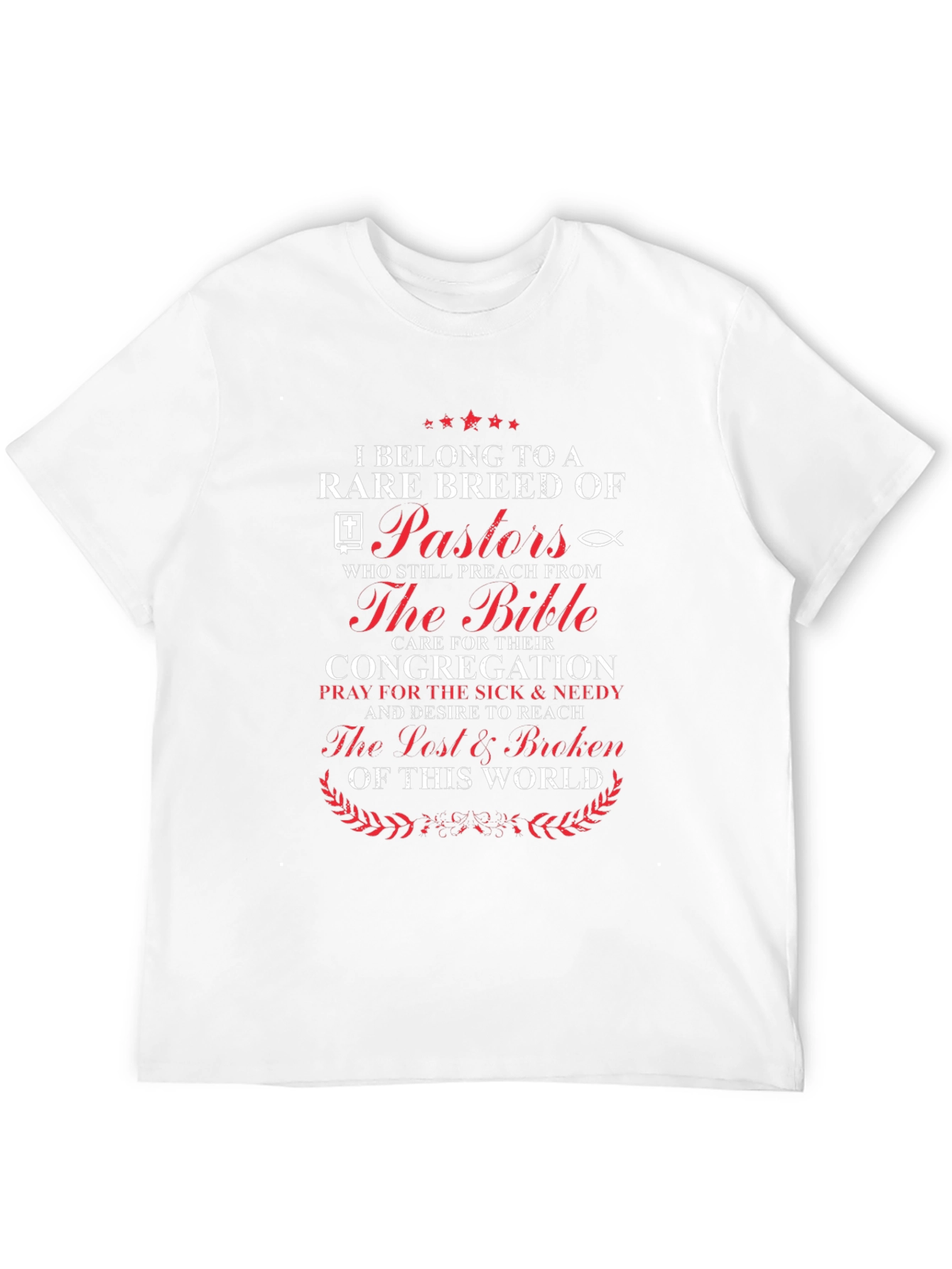 Rare Breed Pastor T-Shirt: Religious Christian Apparel