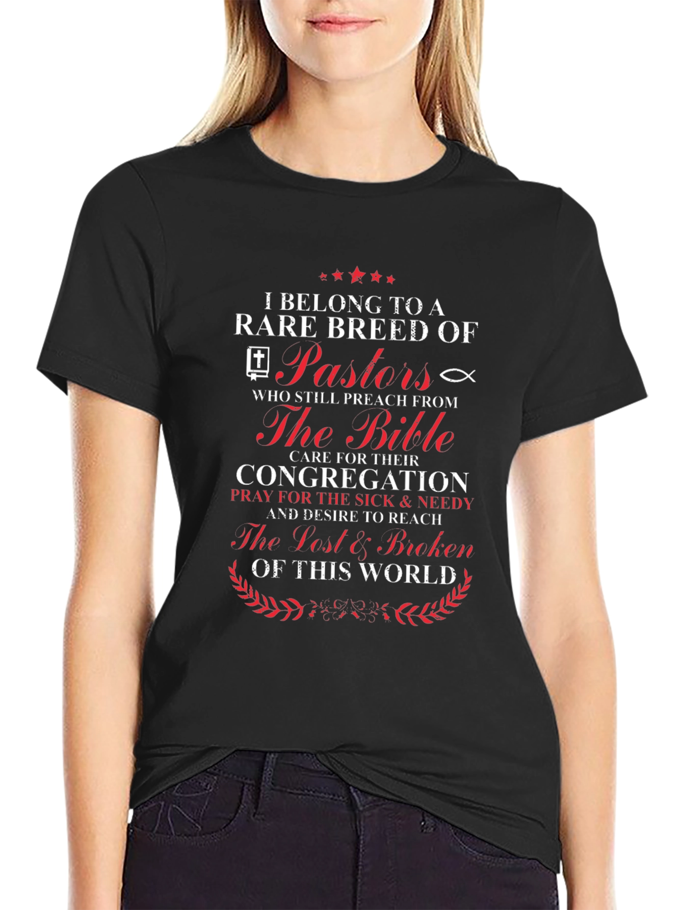 Rare Breed Pastor T-Shirt: Religious Christian Apparel