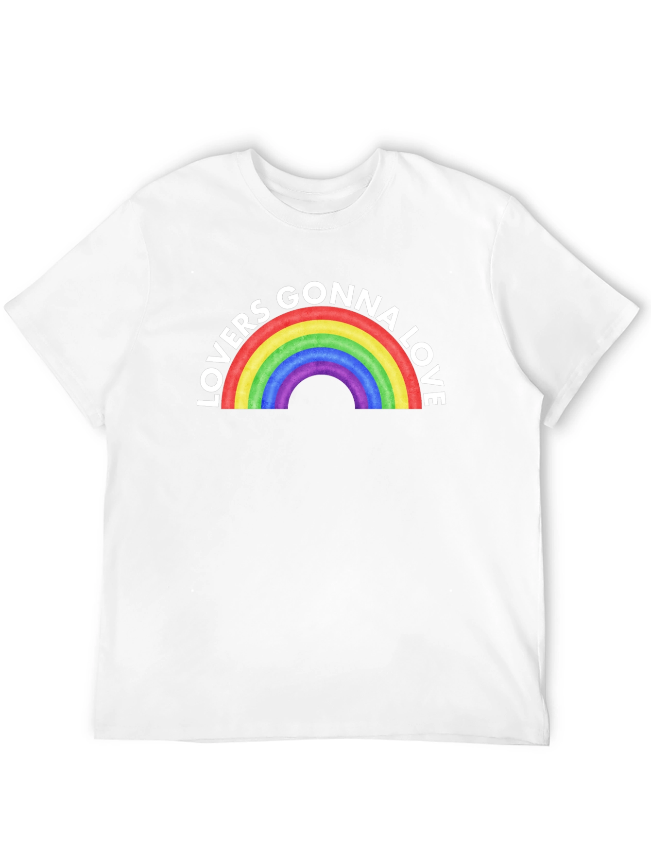 Lovers Gonna Love Rainbow T-Shirt - Black