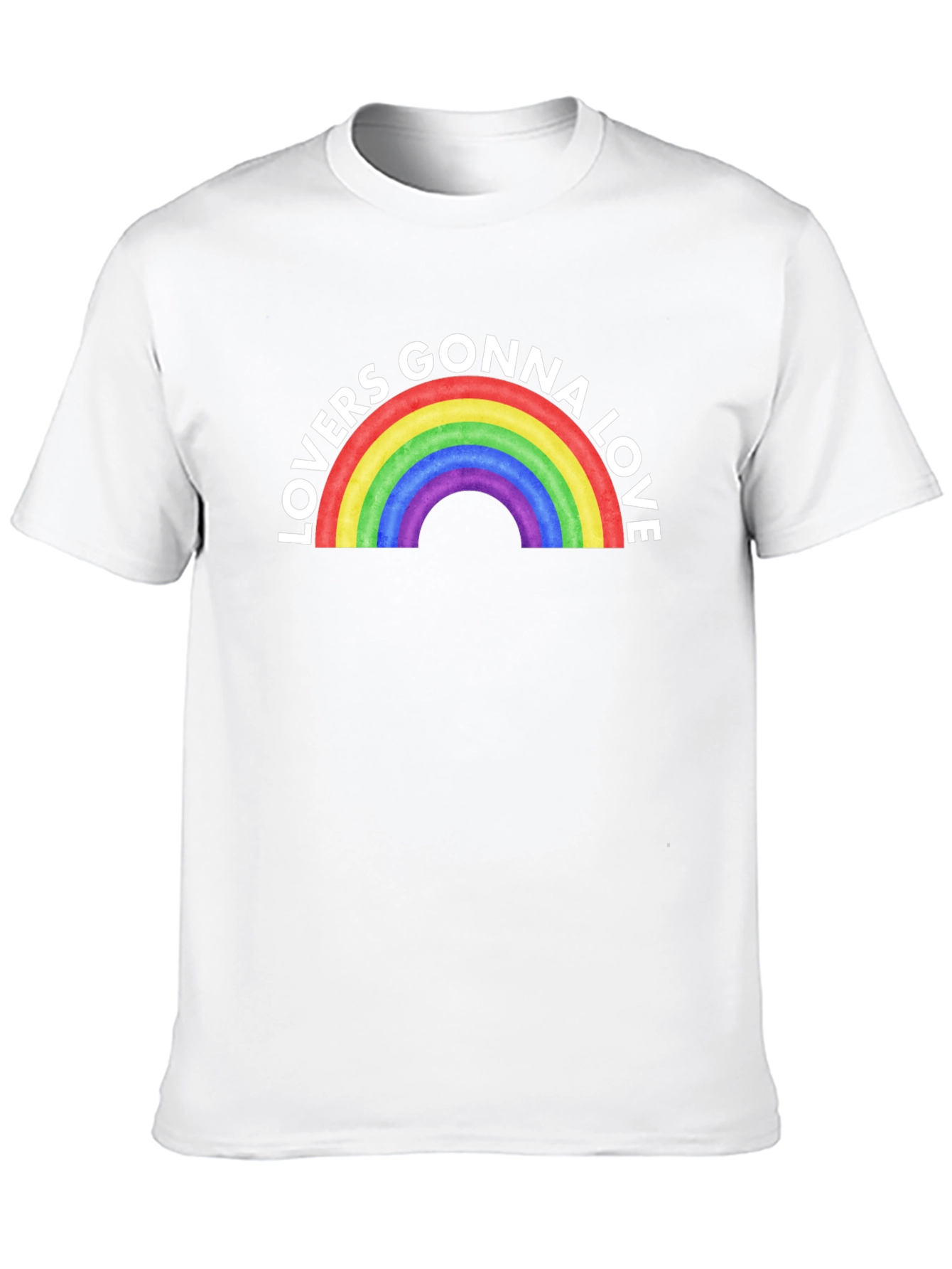 Lovers Gonna Love Rainbow T-Shirt - Black