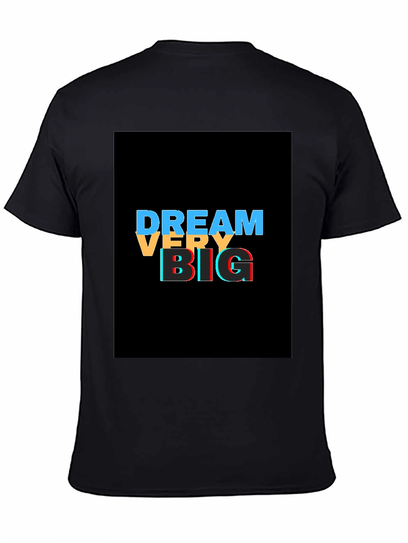 Dream Big Graphic Tee - Stylish Black T-Shirt