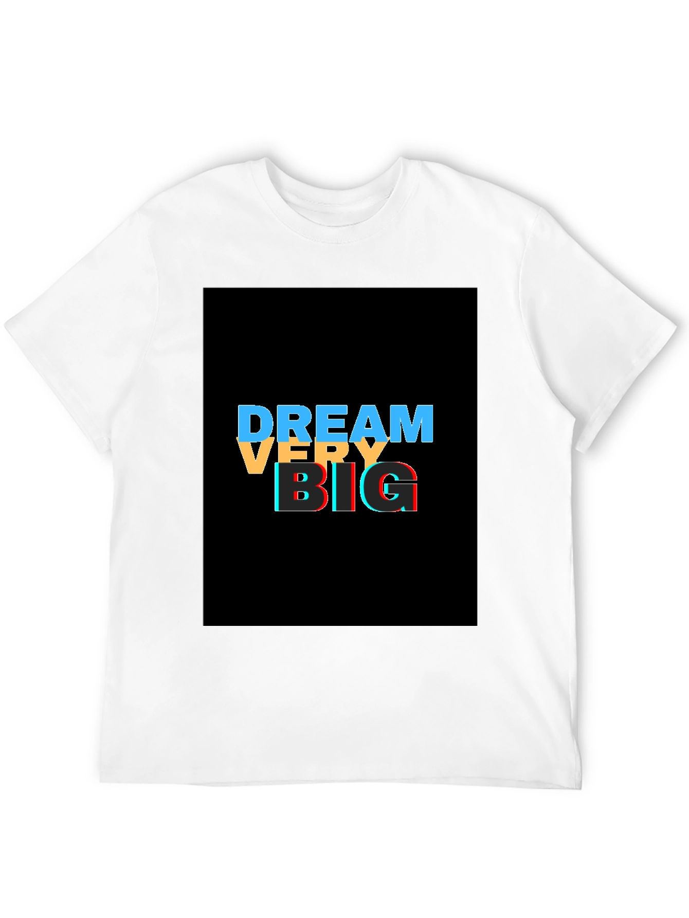 Dream Big Graphic Tee - Stylish Black T-Shirt