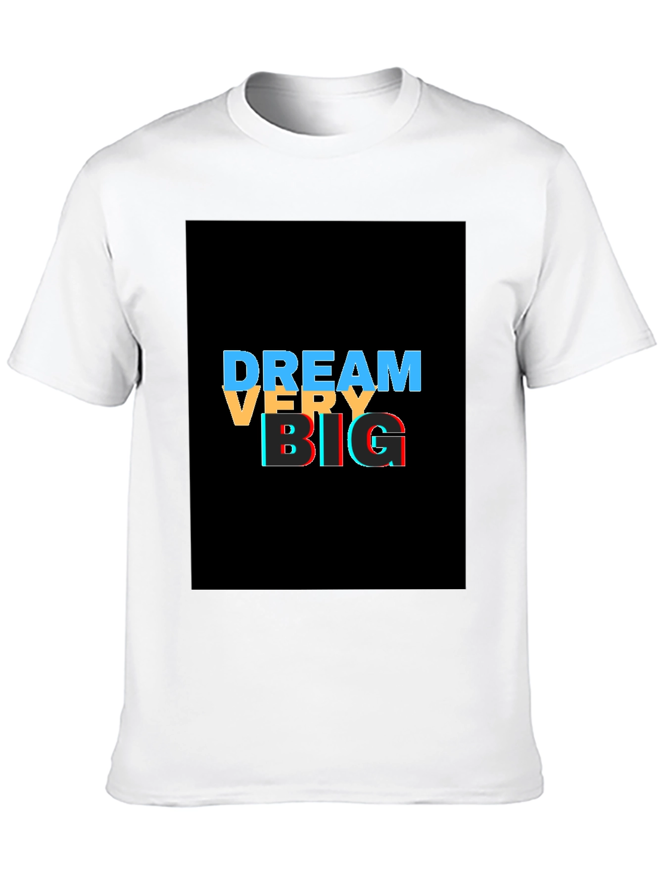 Dream Big Graphic Tee - Stylish Black T-Shirt