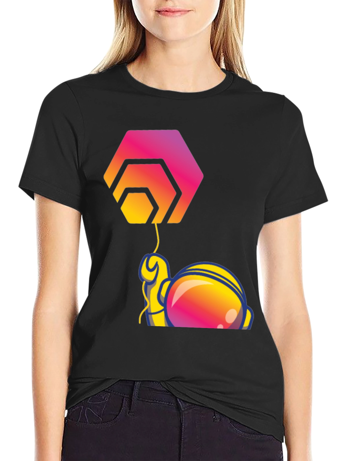 HEX Astronaut T-Shirt - Crypto Fashion