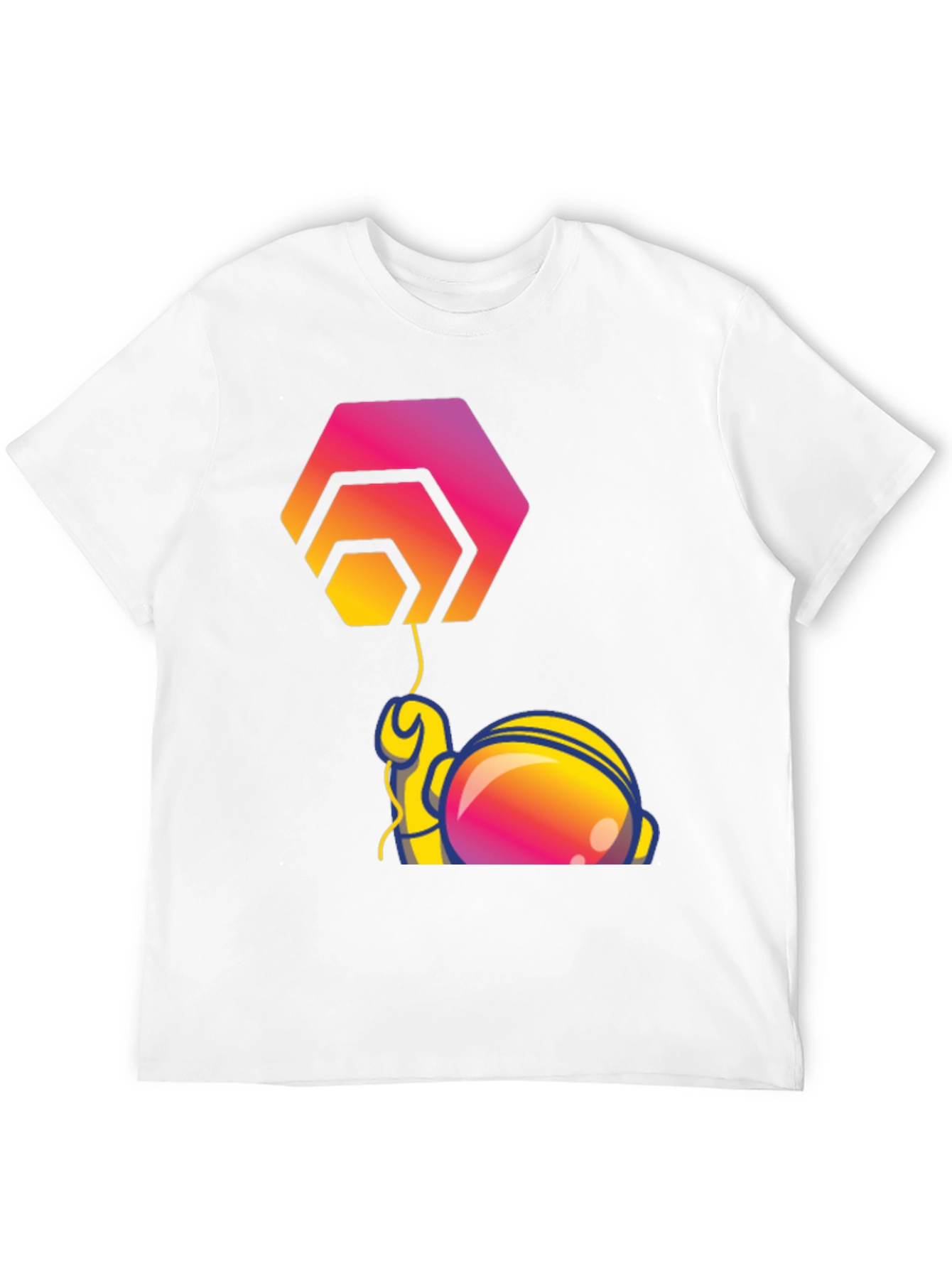 HEX Astronaut T-Shirt - Crypto Fashion