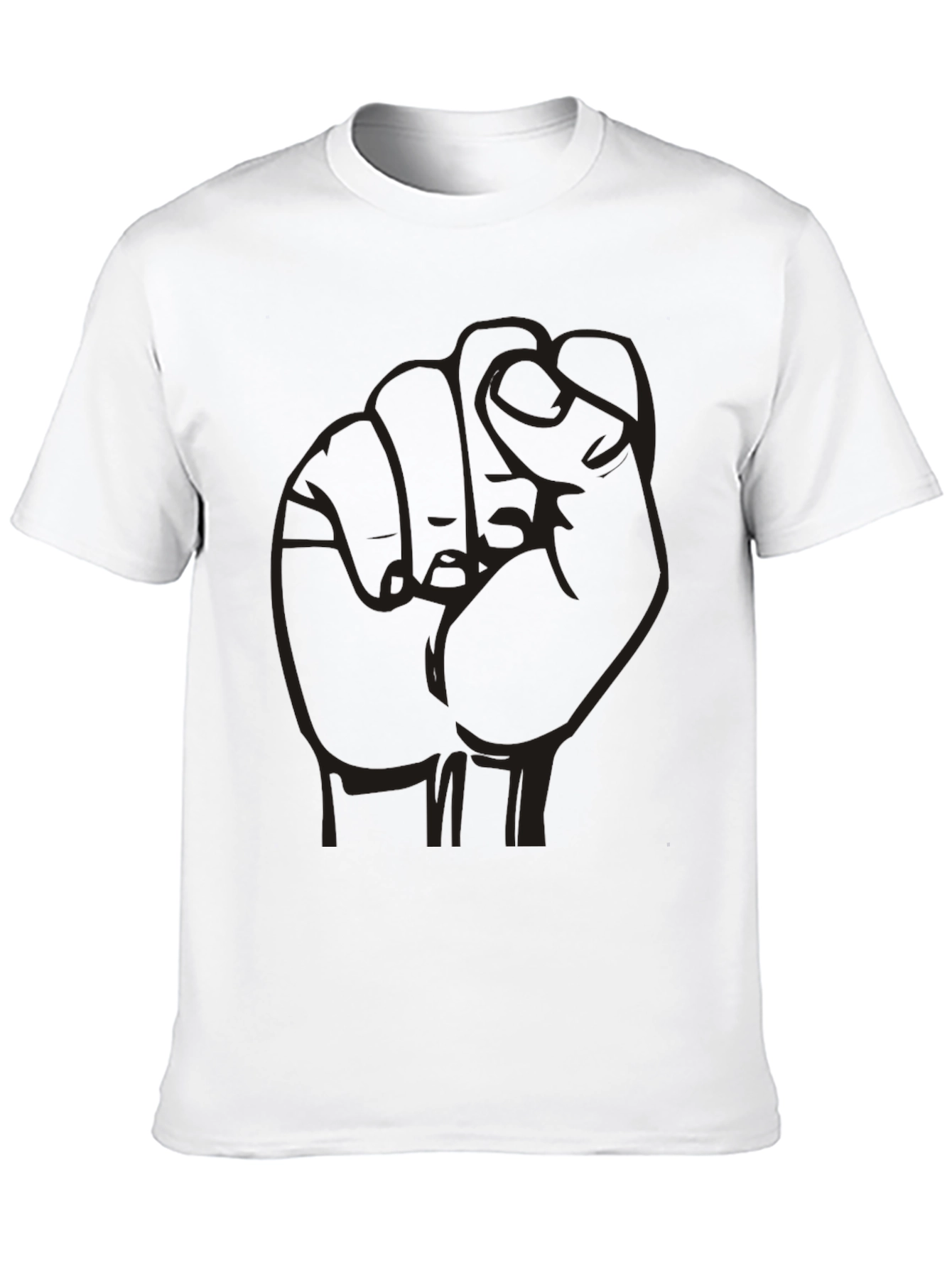 Empowered Fist Graphic Tee - Black Unisex Shirt