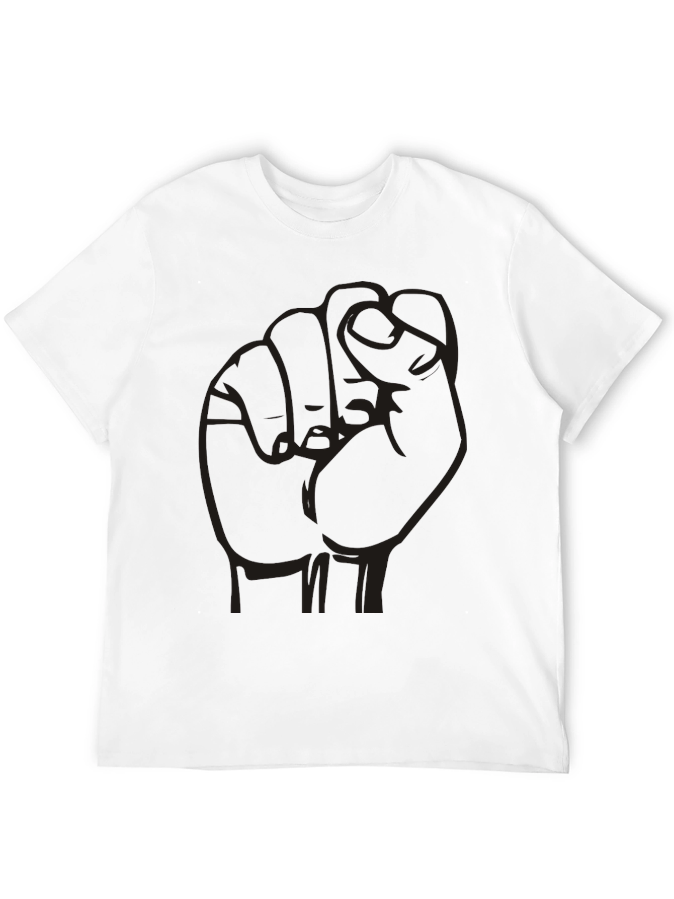 Empowered Fist Graphic Tee - Black Unisex Shirt
