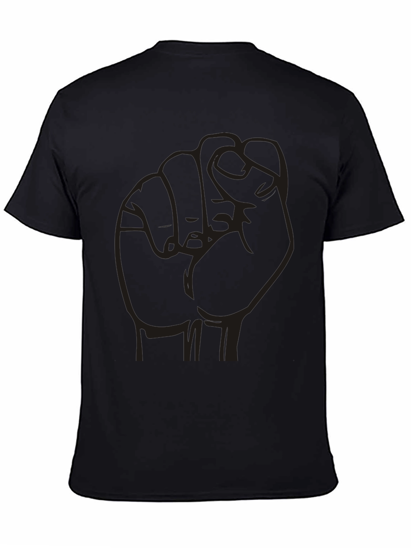 Empowered Fist Graphic Tee - Black Unisex Shirt