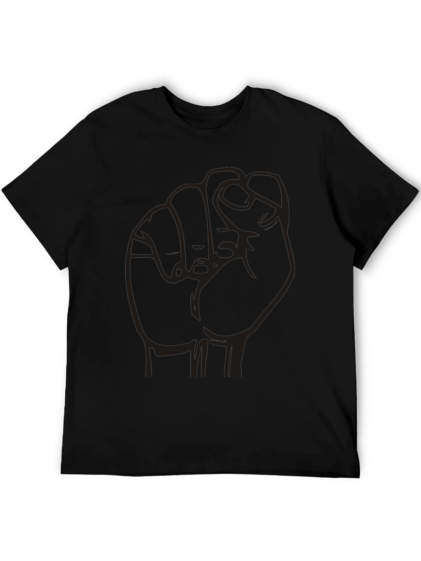 Empowered Fist Graphic Tee - Black Unisex Shirt