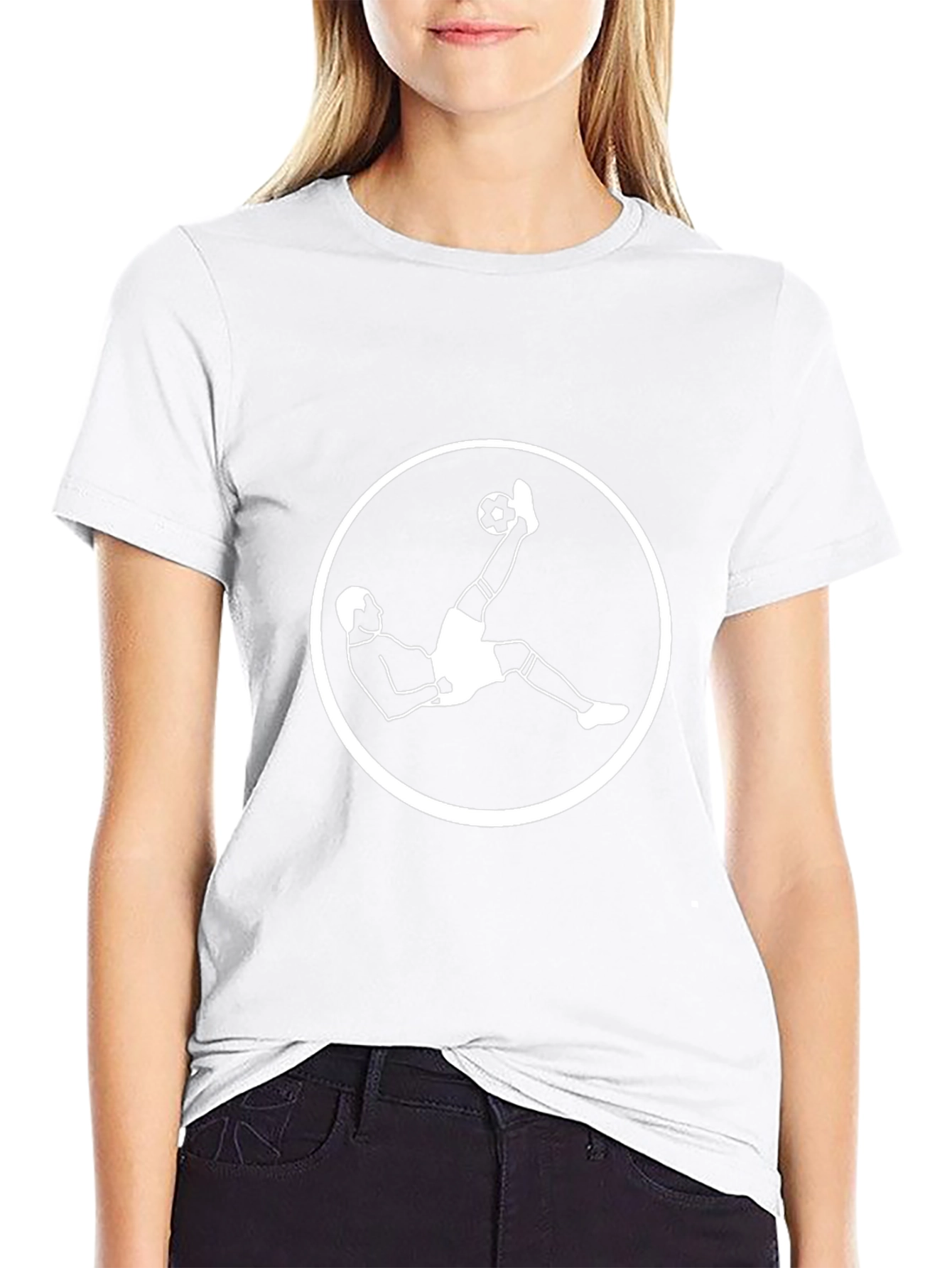 Soccer Bicycle Kick Black T-Shirt