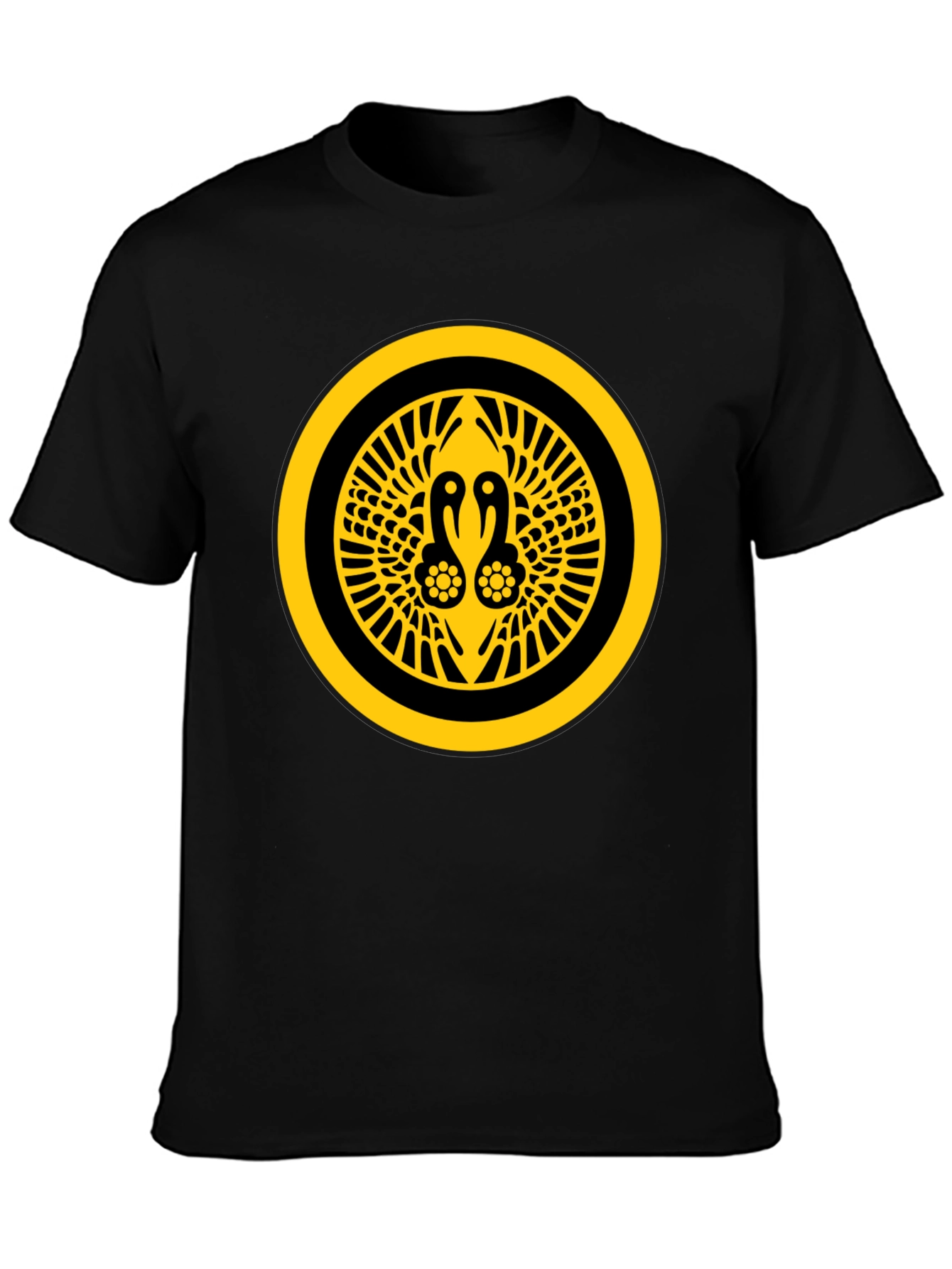 Crane Crest Graphic Tee - Black