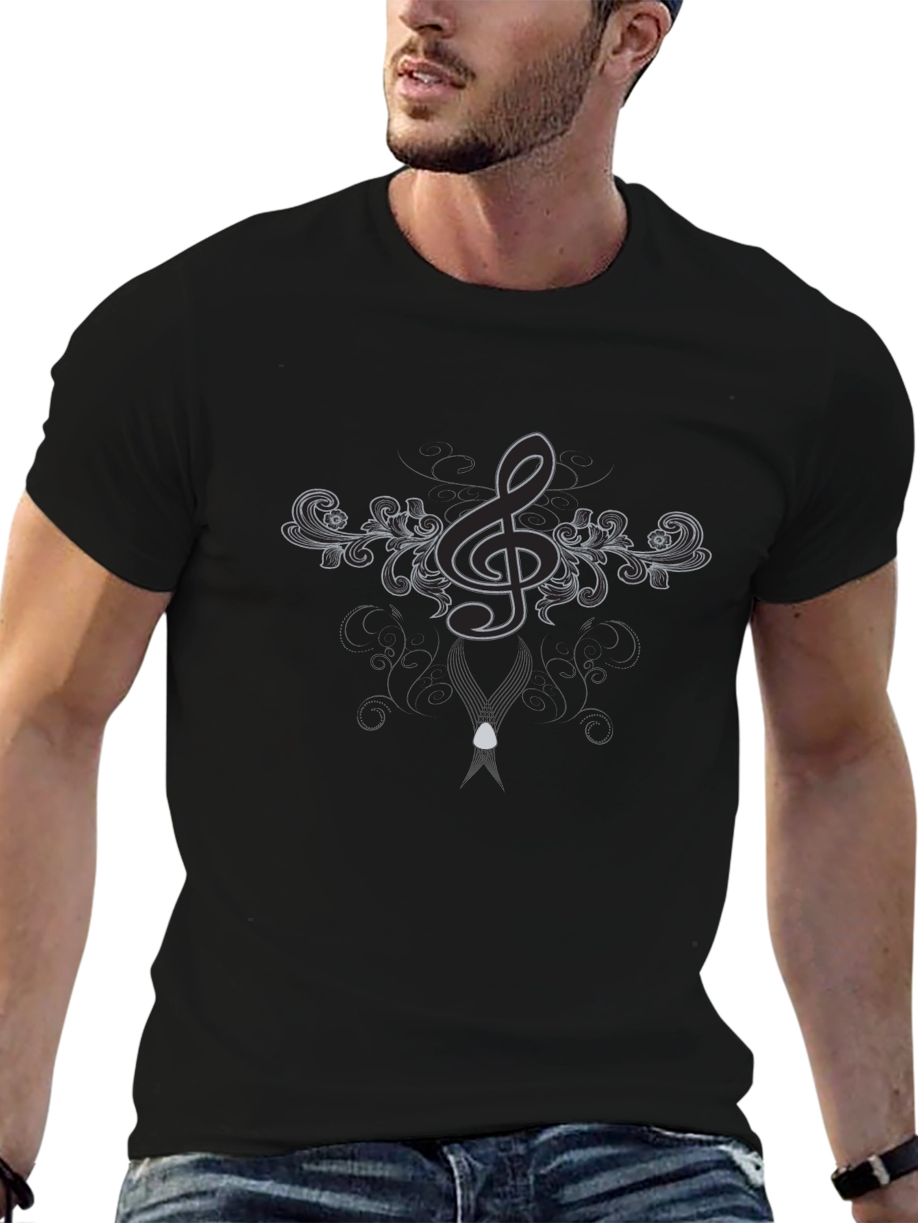 Elegant Music Note T-Shirt