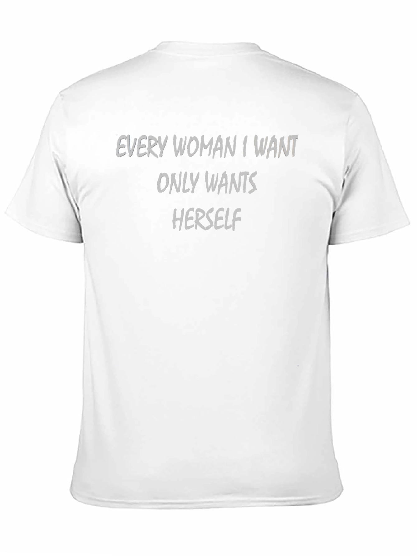 Humorous Slogan Graphic Print Mens T-Shirt