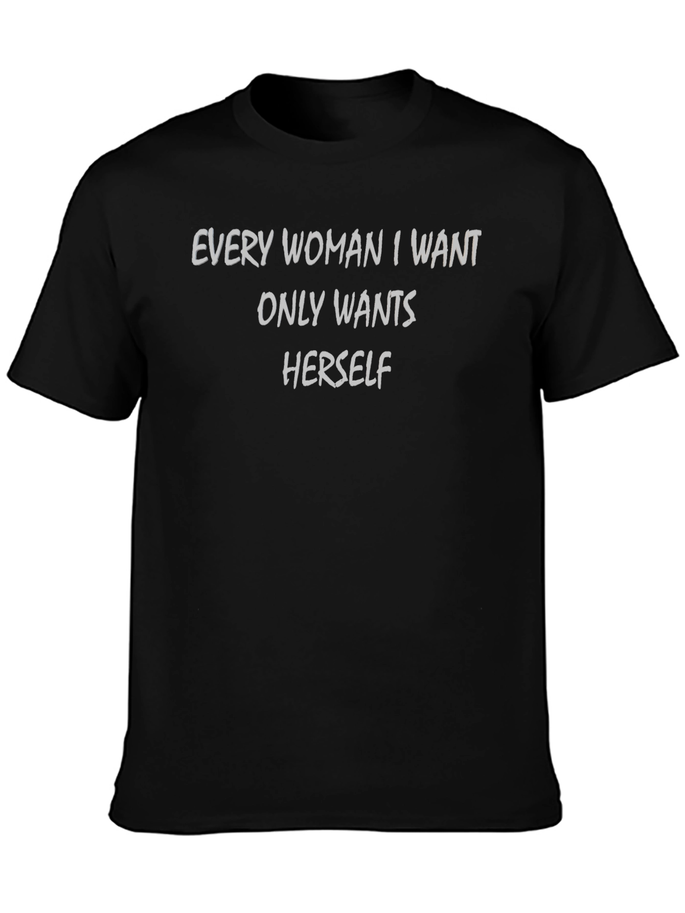 Humorous Slogan Graphic Print Mens T-Shirt