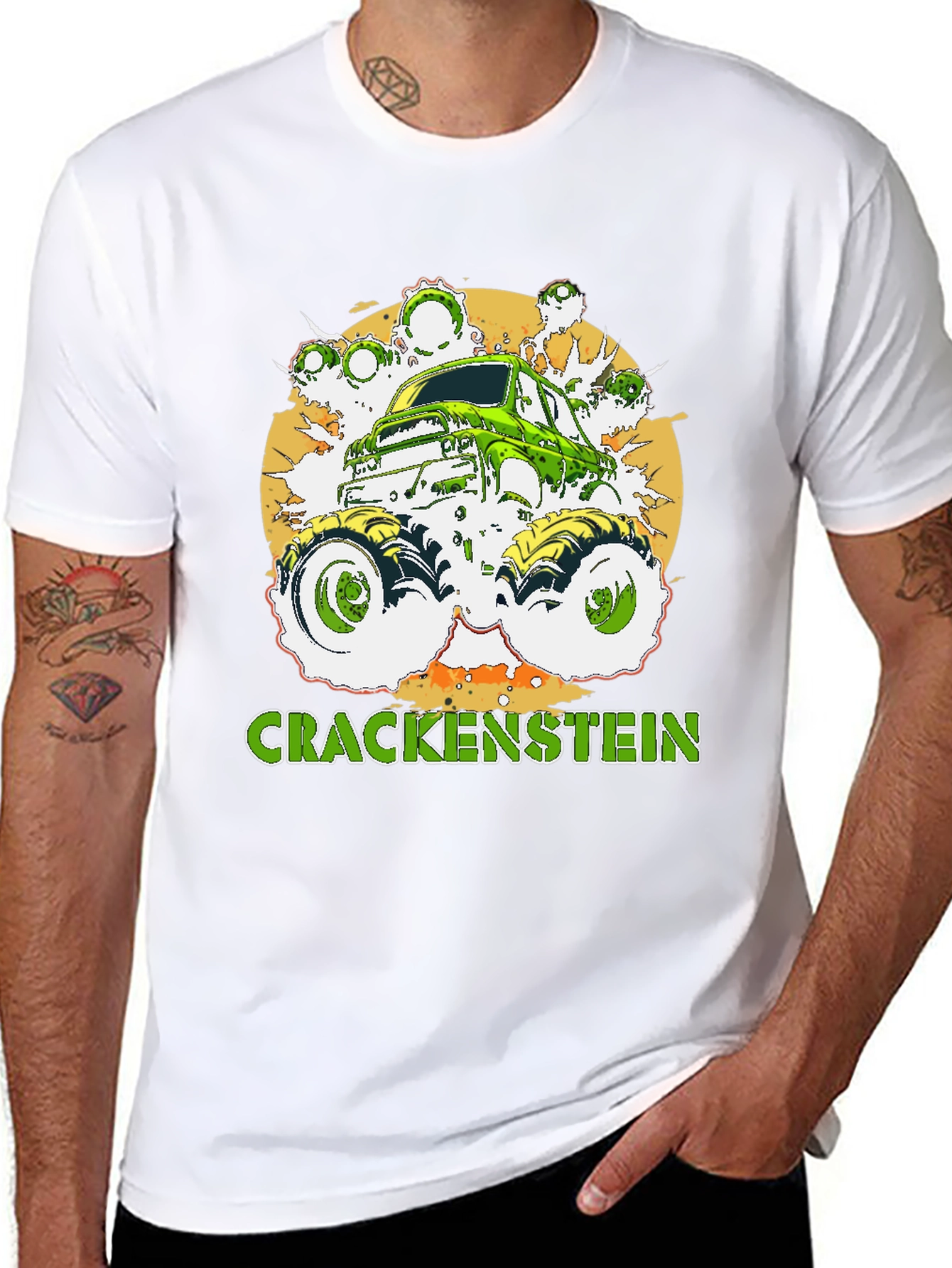 Crackenstein Monster Truck Graphic Tee
