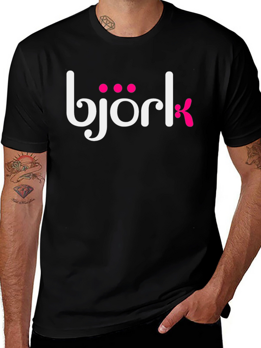 Bjork T-Shirt - Black Graphic Tee