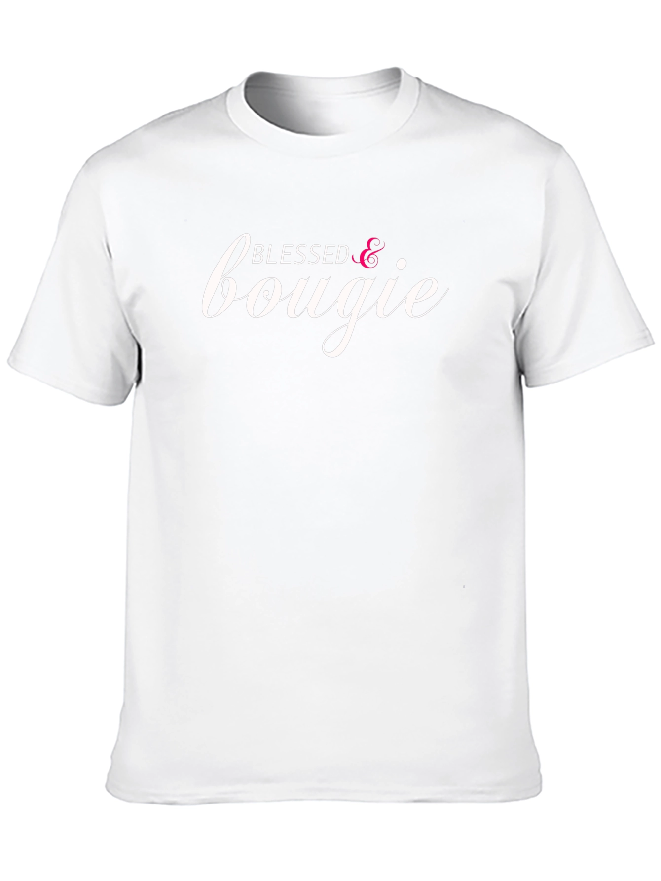 Blessed & Bougie Graphic Tee - Unisex Black T-Shirt