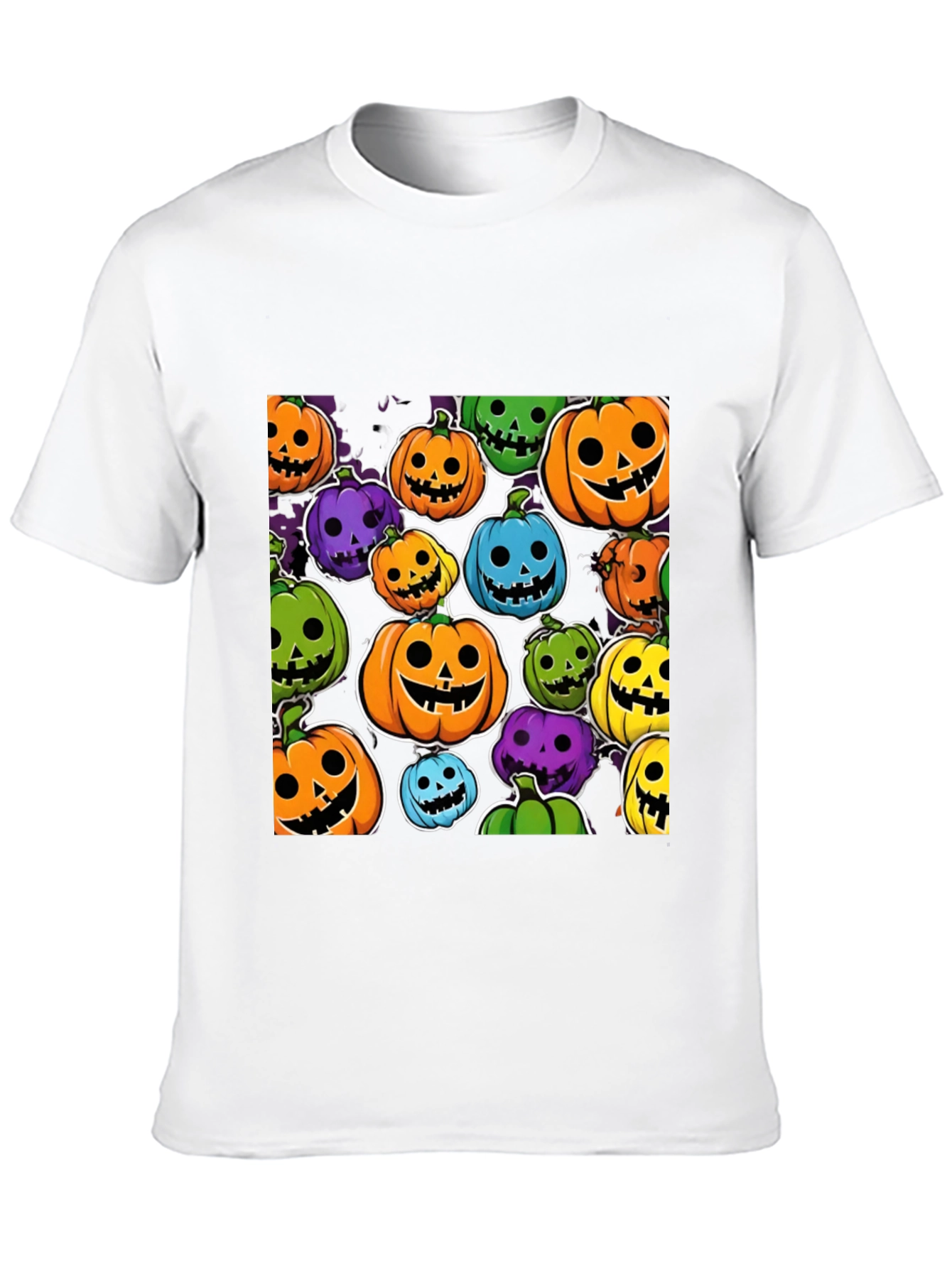 Halloween Pumpkin Print T-Shirt