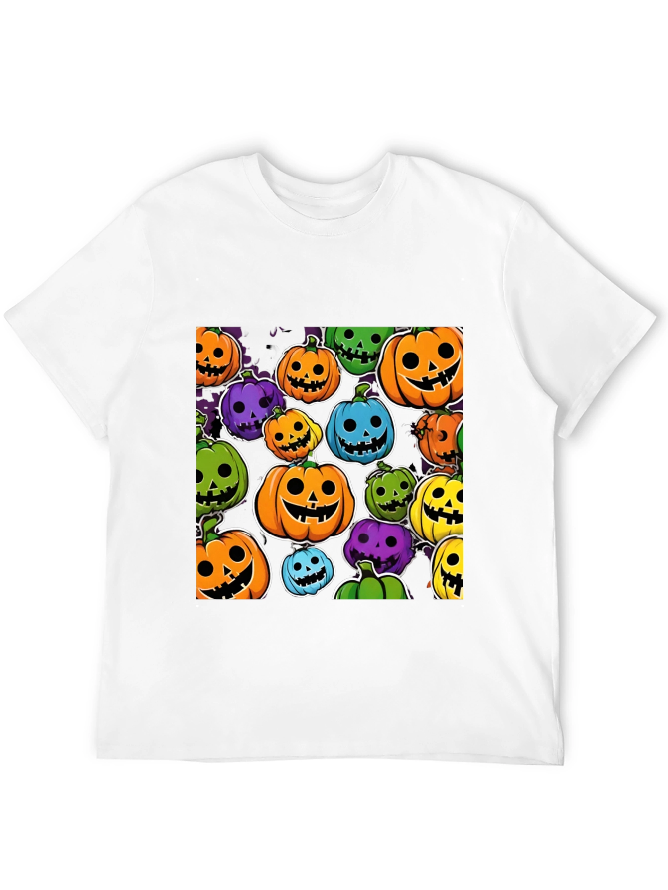 Halloween Pumpkin Print T-Shirt
