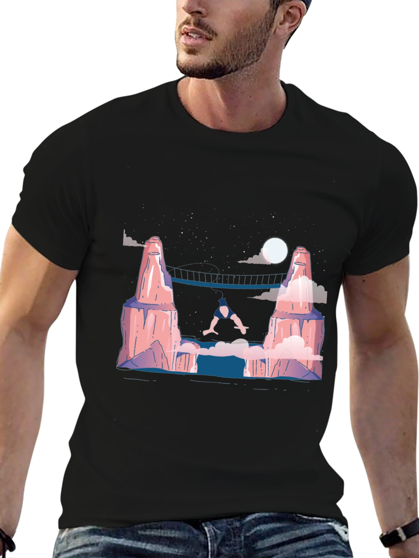 Fantasy Landscape Graphic T-Shirt