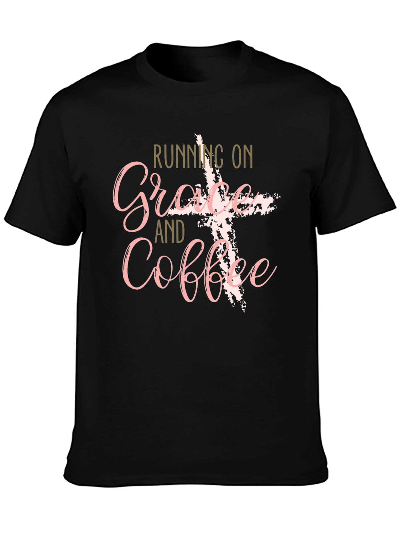 Grace & Coffee T-Shirt - Christian Faith Apparel