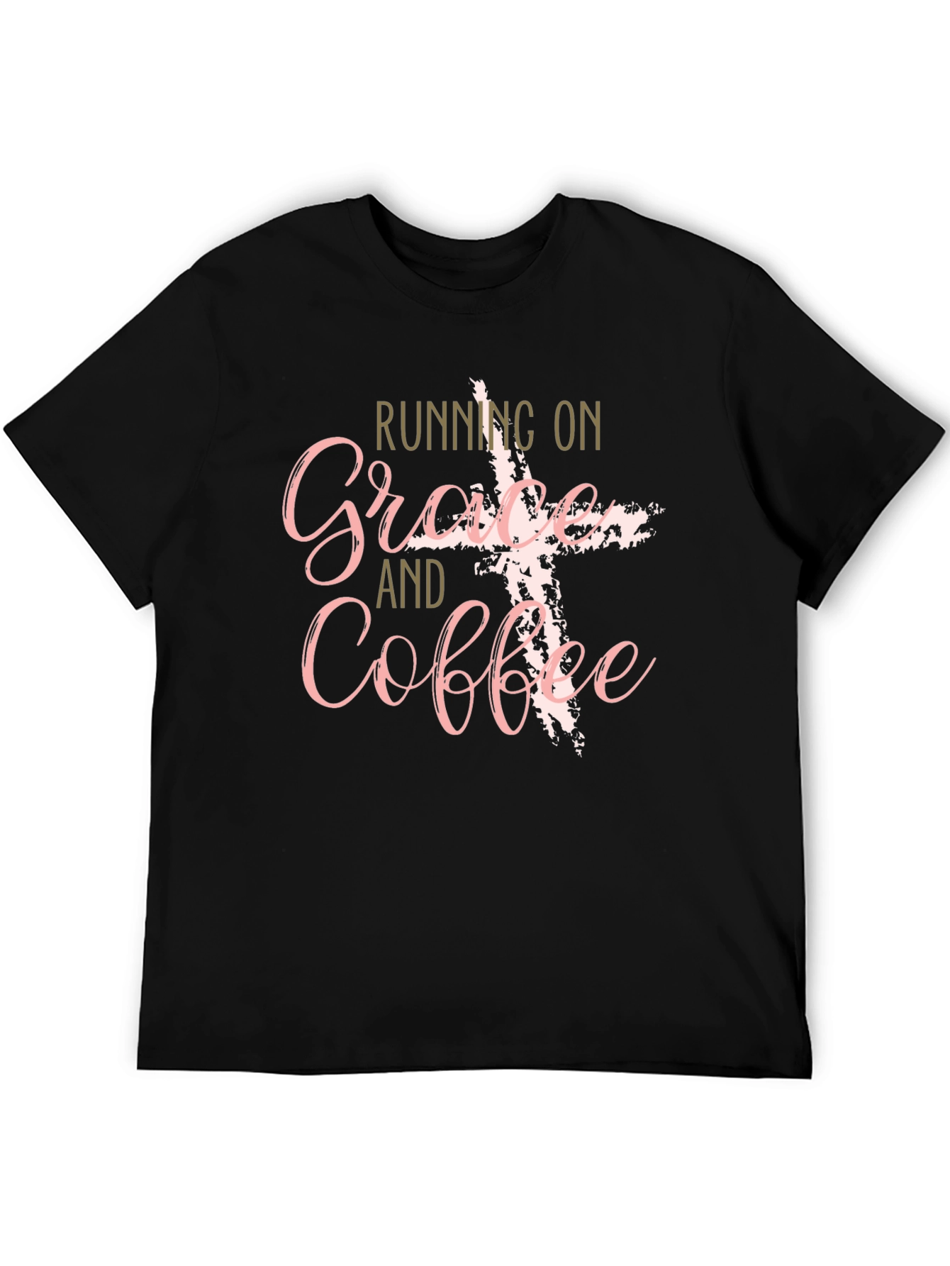 Grace & Coffee T-Shirt - Christian Faith Apparel
