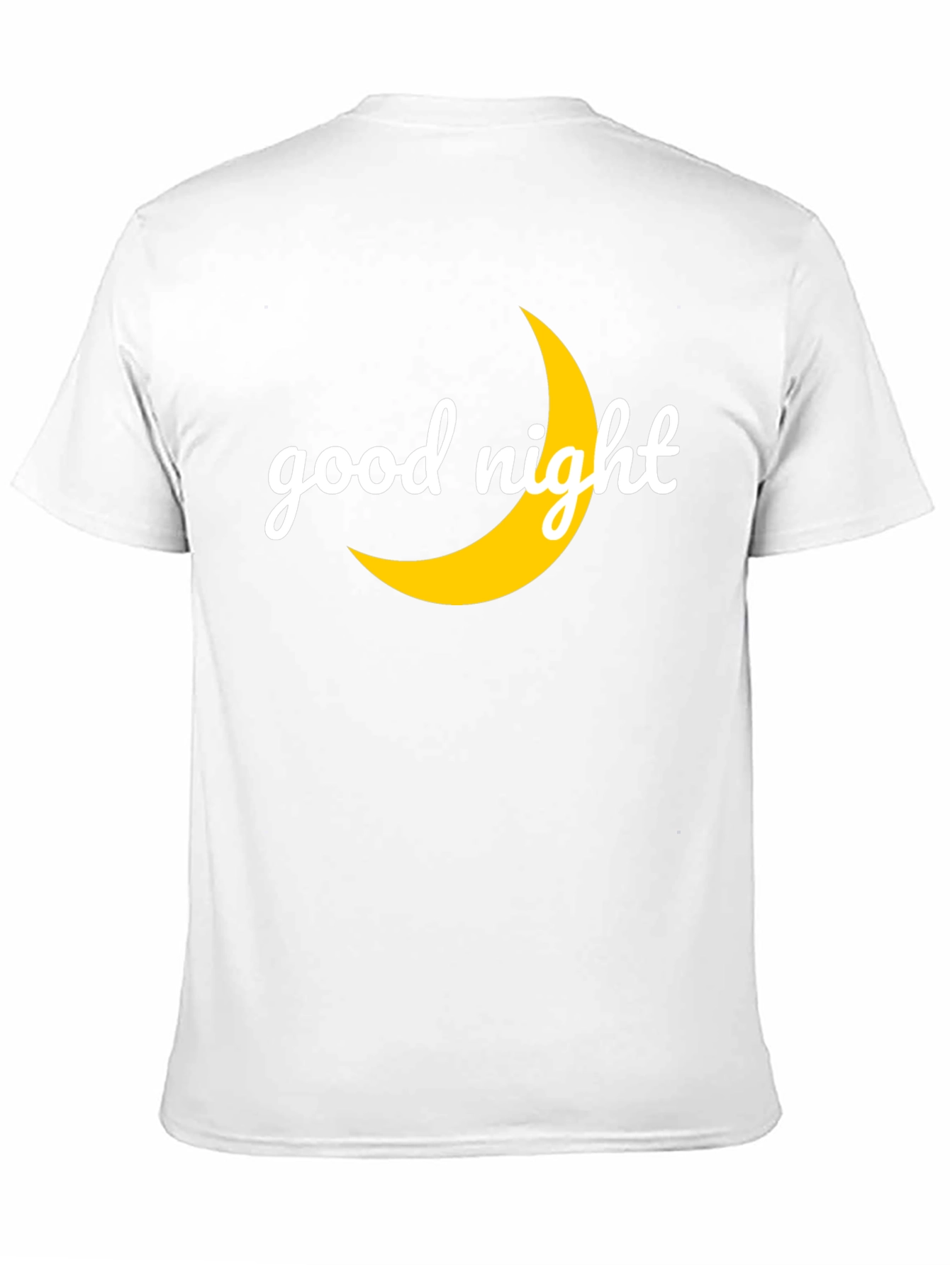 Good Night Moon Graphic Tee - Black Casual T-Shirt