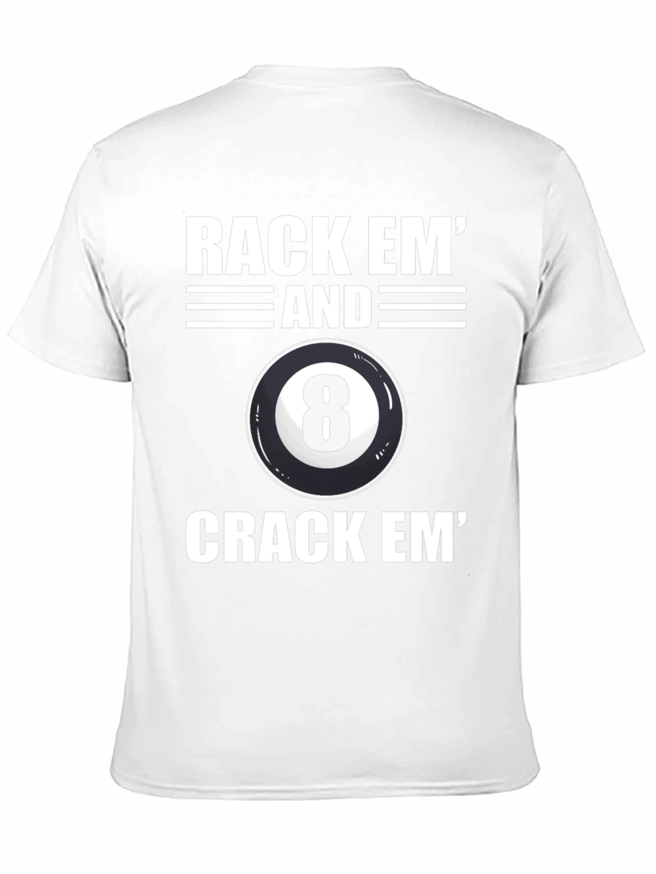Rack Em Eight Ball Graphic Tee