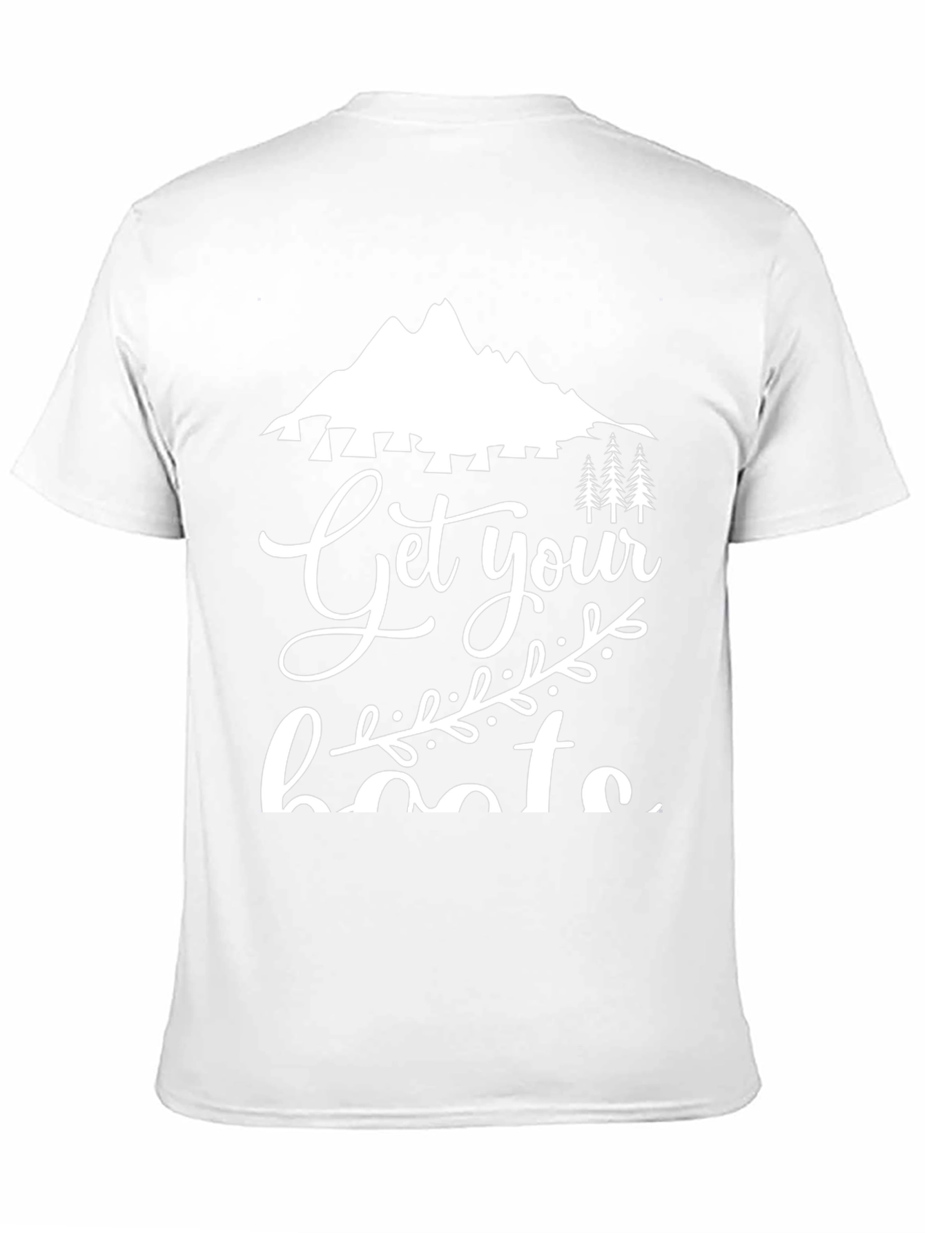 Get Your Boots On Black Graphic Tee