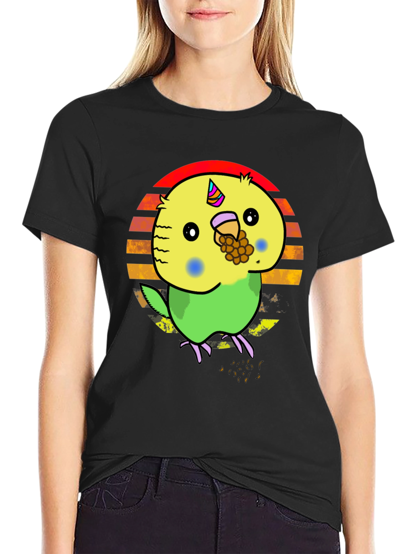 Parakeet Unicorn T-Shirt