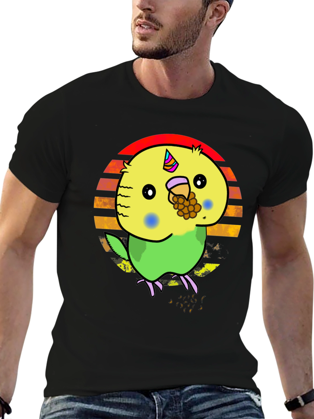 Parakeet Unicorn T-Shirt
