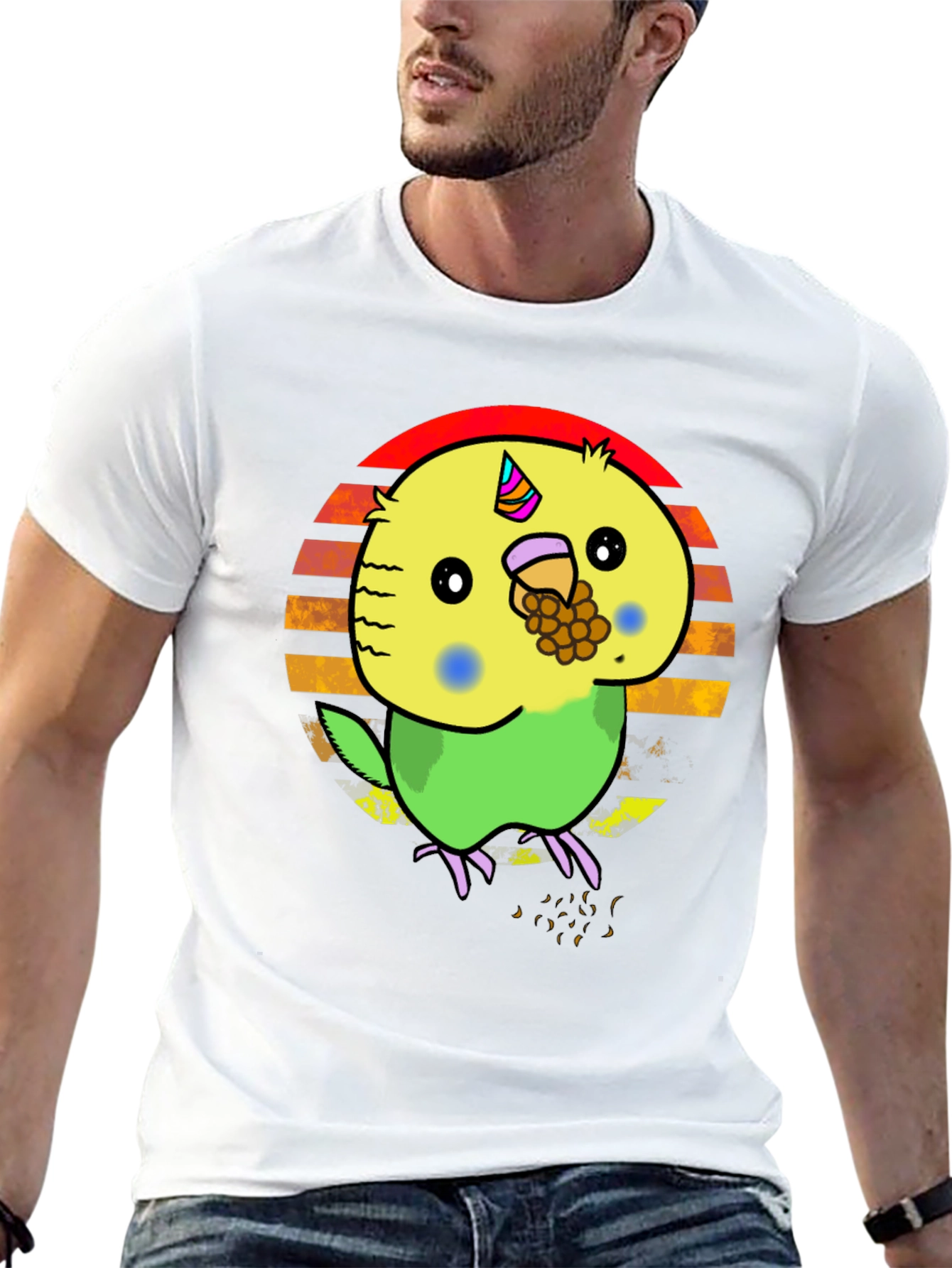 Parakeet Unicorn T-Shirt