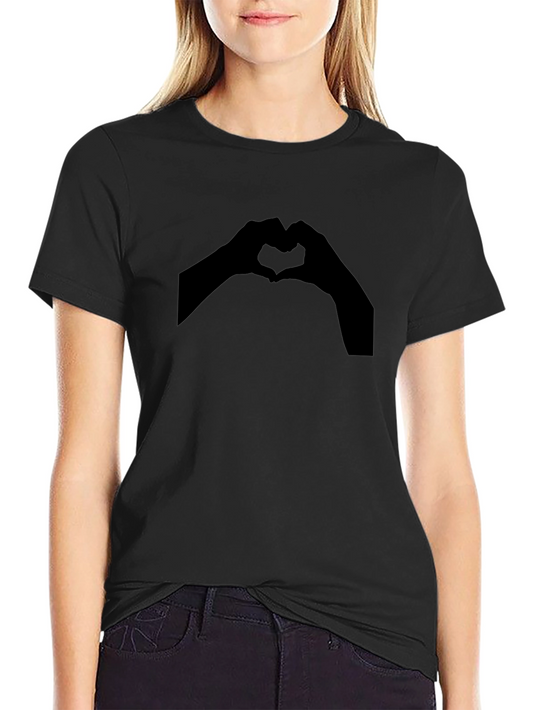 Heart Hands Black Tee