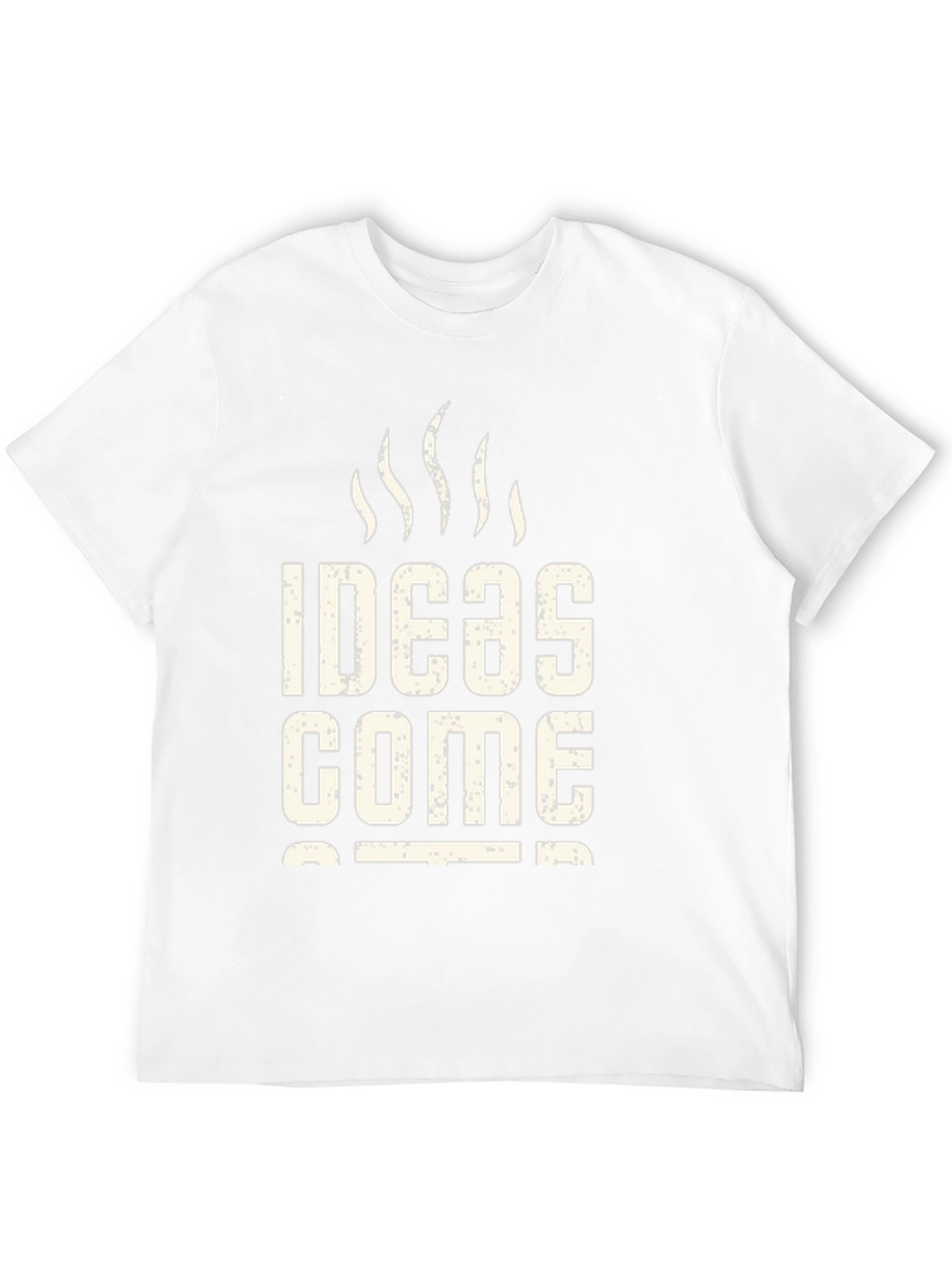 Ideas Come Cheap Black Graphic T-Shirt
