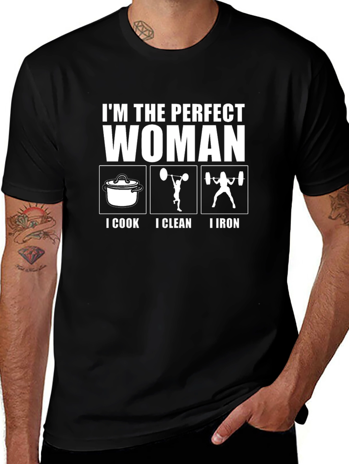 Perfect Woman Funny Graphic T-Shirt