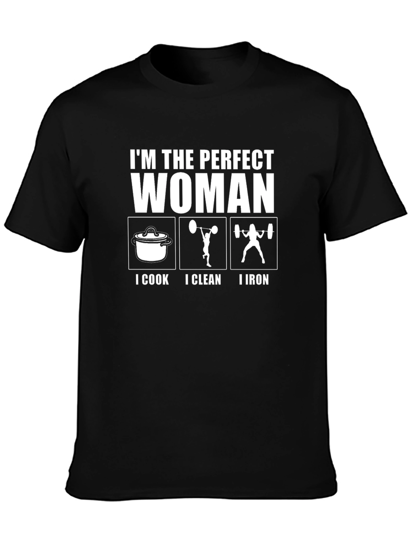 Perfect Woman Funny Graphic T-Shirt