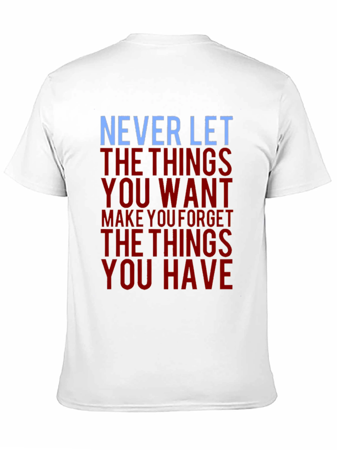 Inspirational Graphic Print Mens T-Shirt
