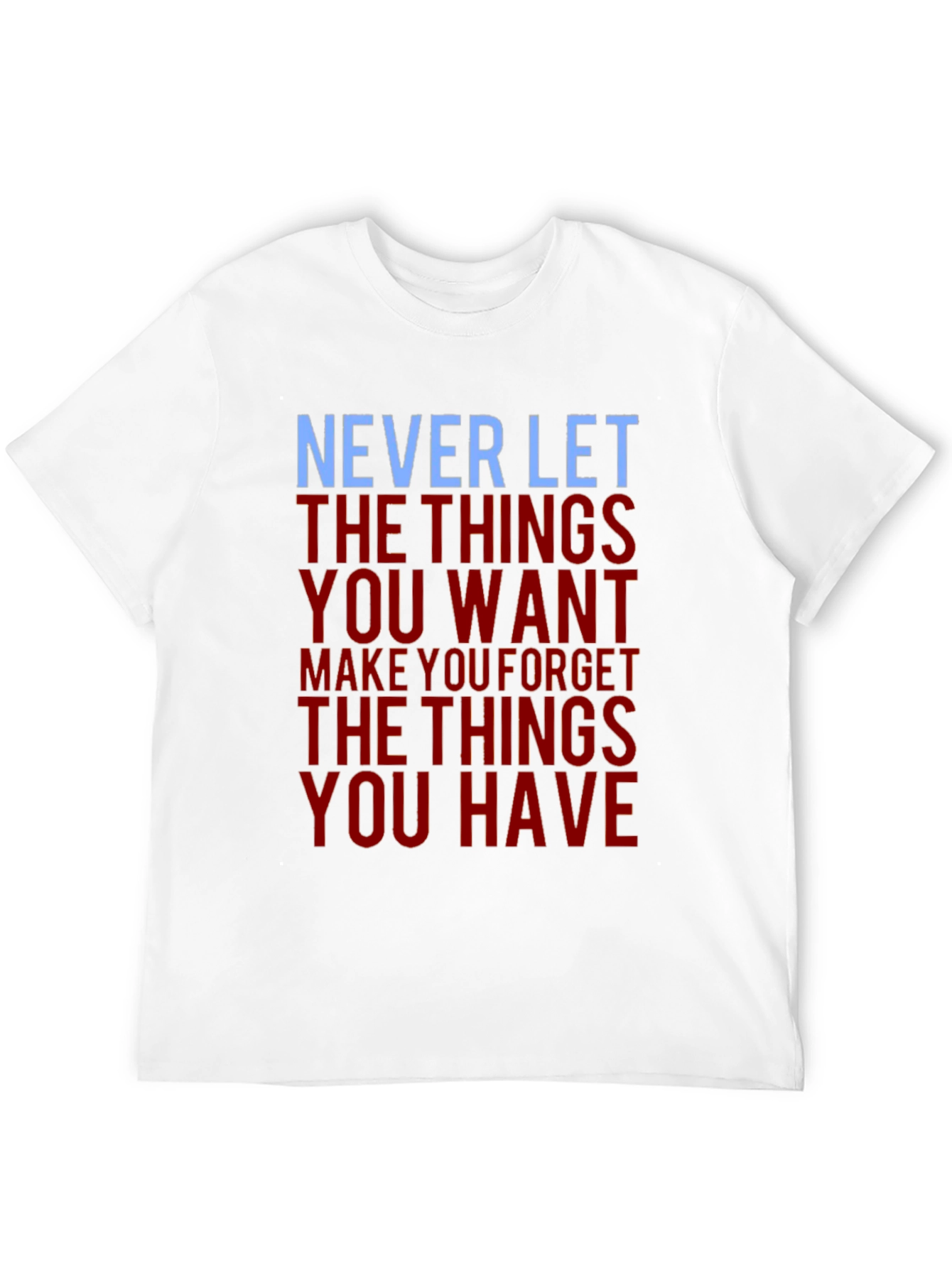 Inspirational Graphic Print Mens T-Shirt