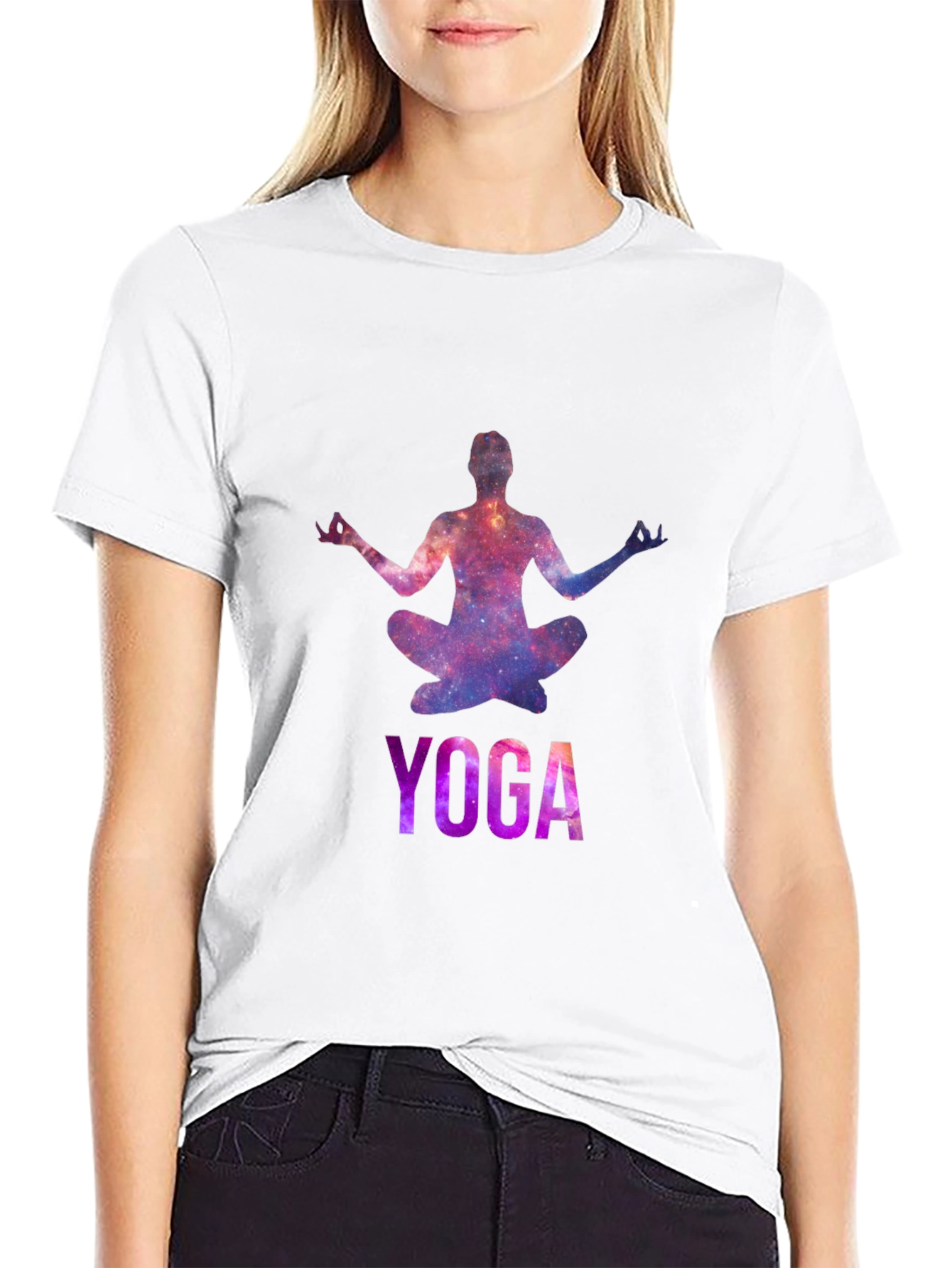 Yoga Galaxy T-Shirt - Meditate in Style!