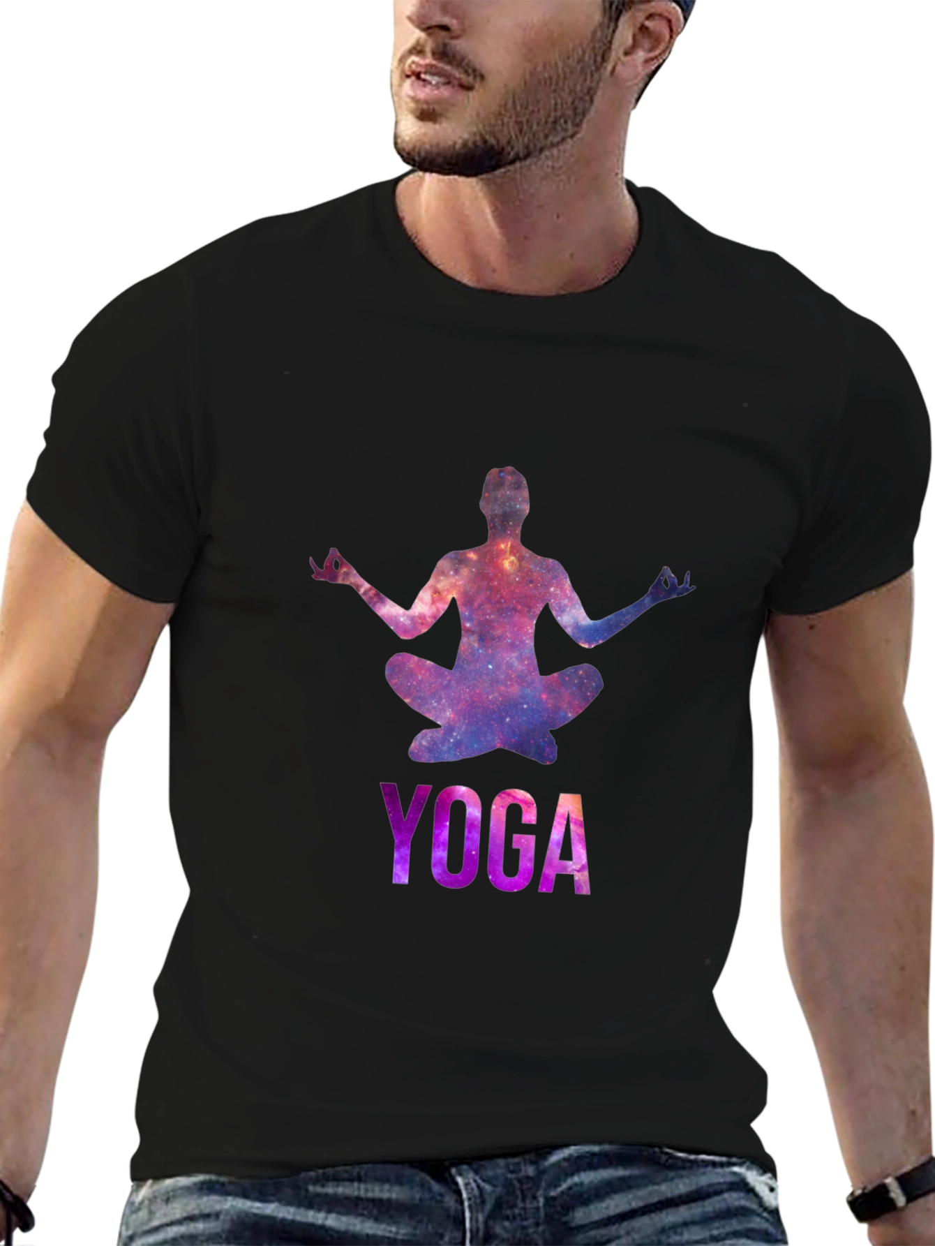 Yoga Galaxy T-Shirt - Meditate in Style!