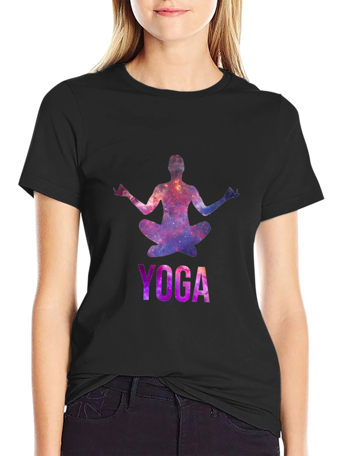 Yoga Galaxy T-Shirt - Meditate in Style!