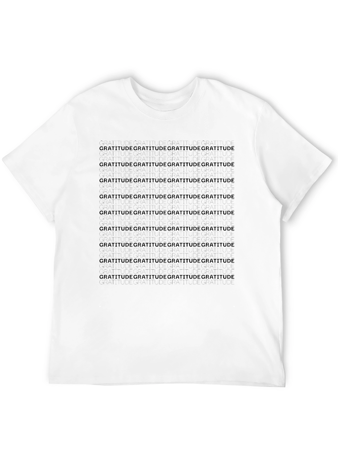 Gratitude Graphic Print T-Shirt