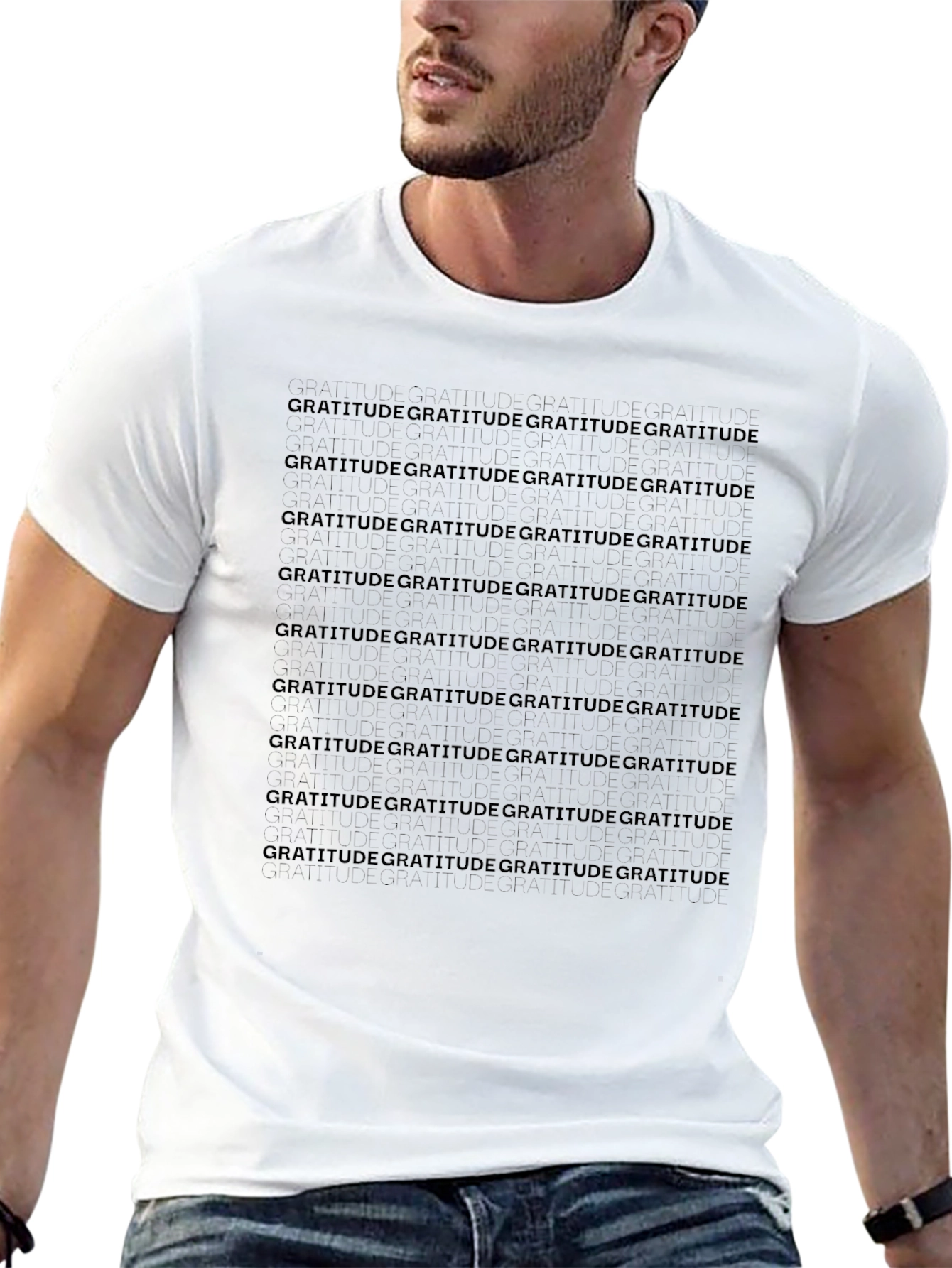 Gratitude Graphic Print T-Shirt